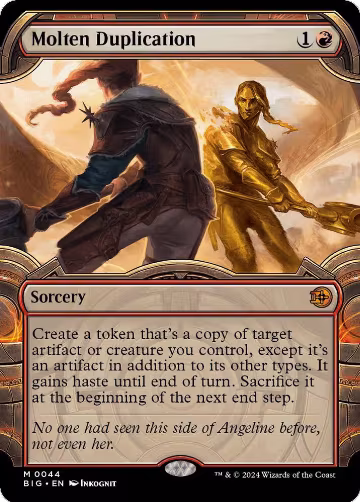 Molten Duplication (Showcase) (44), Outlaws of Thunder Junction: The Big Score — Magic card price