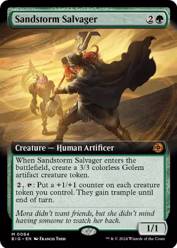 Sandstorm Salvager (Extended Art) (84), Outlaws of Thunder Junction: The Big Score — Magic card price