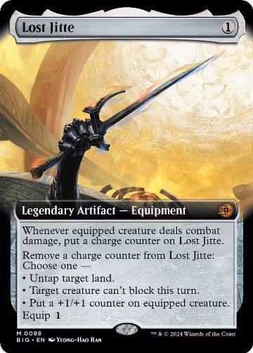 Lost Jitte (Extended Art) (88), Outlaws of Thunder Junction: The Big Score — Magic card price