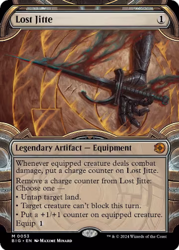 Lost Jitte (Showcase) (53), Outlaws of Thunder Junction: The Big Score — Magic card price