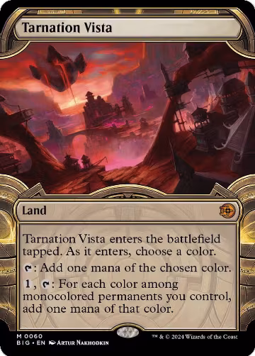 Tarnation Vista (Showcase) (60), Outlaws of Thunder Junction: The Big Score — Magic card price