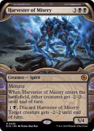 Harvester of Misery (Showcase) (39), Outlaws of Thunder Junction: The Big Score — Magic card price