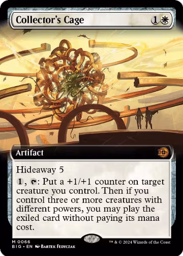 Collector's Cage (Extended Art) (66), Outlaws of Thunder Junction: The Big Score — Magic card price