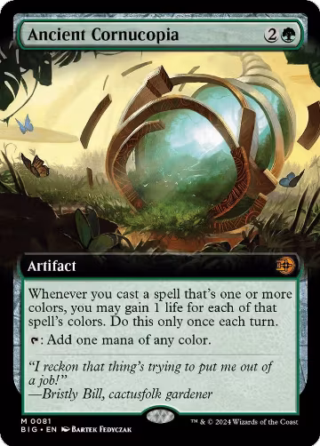 Ancient Cornucopia (Extended Art) (81), Outlaws of Thunder Junction: The Big Score — Magic card price