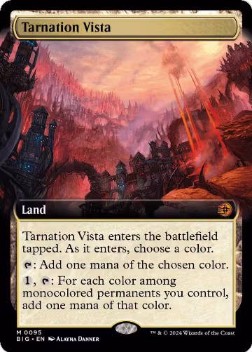 Tarnation Vista (Extended Art) (95), Outlaws of Thunder Junction: The Big Score — Magic card price