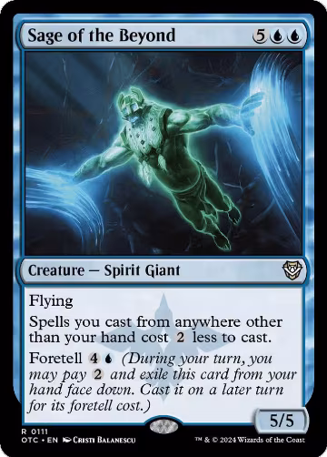Sage of the Beyond (111), Commander: Outlaws of Thunder Junction — Magic card price