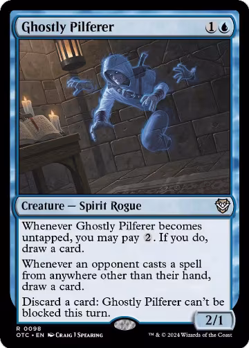 Ghostly Pilferer (98), Commander: Outlaws of Thunder Junction — Magic card price