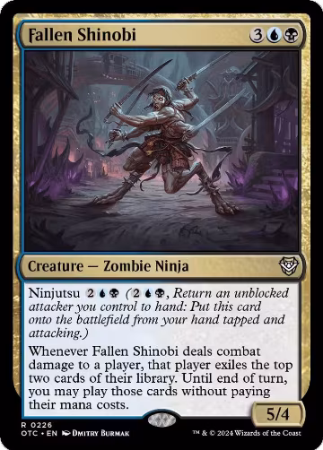 Fallen Shinobi (226), Commander: Outlaws of Thunder Junction — Magic card price