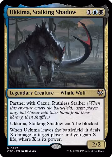 Ukkima, Stalking Shadow (247), Commander: Outlaws of Thunder Junction — Magic card price