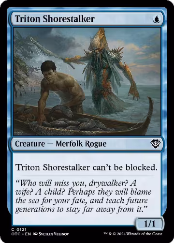Triton Shorestalker (121), Commander: Outlaws of Thunder Junction — Magic card price