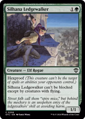 Silhana Ledgewalker (206), Commander: Outlaws of Thunder Junction — Magic card price