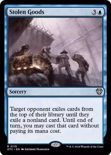 Stolen Goods (115), Commander: Outlaws of Thunder Junction — Magic card price