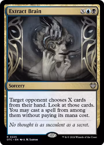 Extract Brain (225), Commander: Outlaws of Thunder Junction — Magic card price