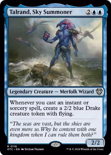 Talrand, Sky Summoner (116), Commander: Outlaws of Thunder Junction — Magic card price
