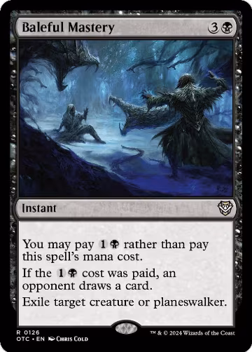 Baleful Mastery (126), Commander: Outlaws of Thunder Junction — Magic card price