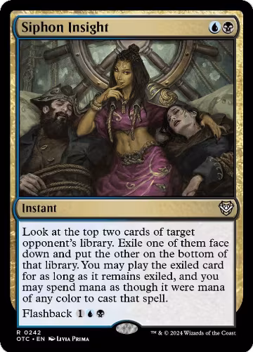 Siphon Insight (242), Commander: Outlaws of Thunder Junction — Magic card price
