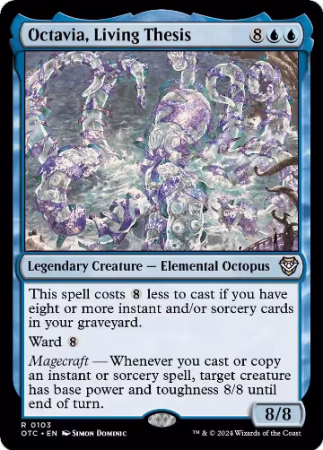 Octavia, Living Thesis (103), Commander: Outlaws of Thunder Junction — Magic card price