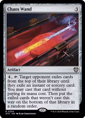 Chaos Wand (254), Commander: Outlaws of Thunder Junction — Magic card price