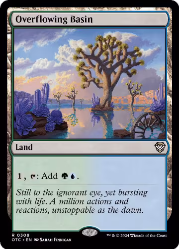 Overflowing Basin (308), Commander: Outlaws of Thunder Junction — Magic card price