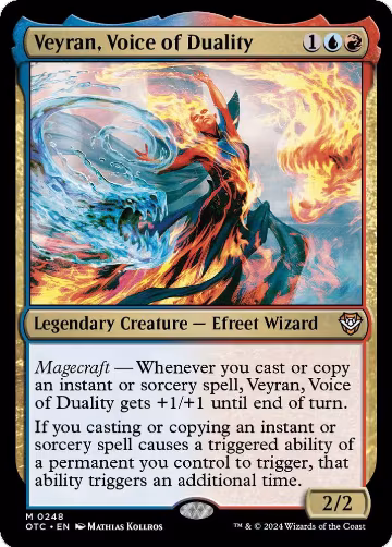 Veyran, Voice of Duality (248), Commander: Outlaws of Thunder Junction — Magic card price
