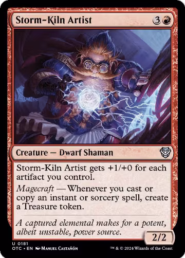 Storm-Kiln Artist (181), Commander: Outlaws of Thunder Junction — Magic card price
