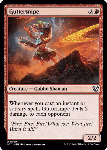 Guttersnipe (169), Commander: Outlaws of Thunder Junction — Magic card price