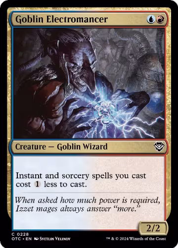 Goblin Electromancer (228), Commander: Outlaws of Thunder Junction — Magic card price