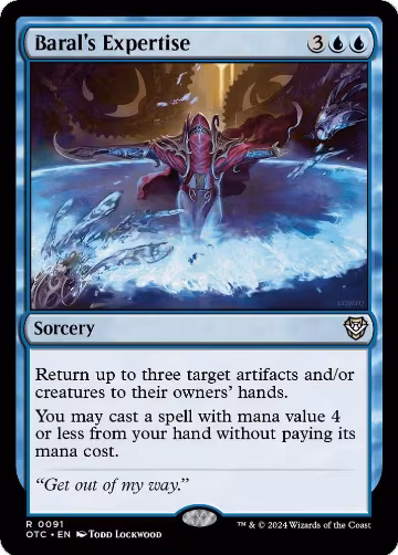 Baral's Expertise (91), Commander: Outlaws of Thunder Junction — Magic card price