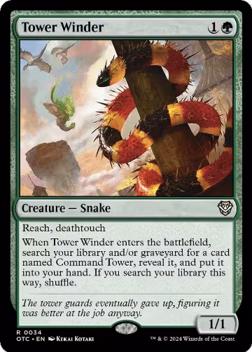 Tower Winder (34), Commander: Outlaws of Thunder Junction — Magic card price