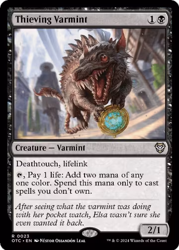 Thieving Varmint (23), Commander: Outlaws of Thunder Junction — Magic card price