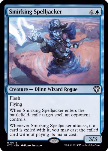 Smirking Spelljacker (16), Commander: Outlaws of Thunder Junction — Magic card price
