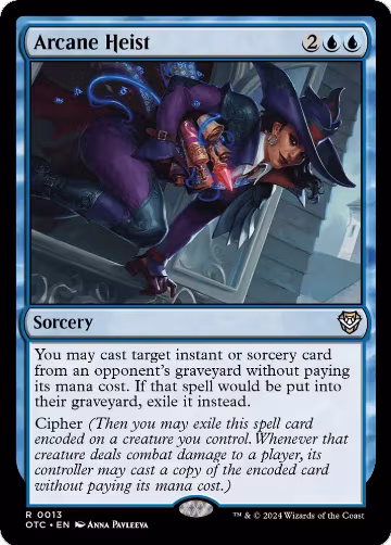 Arcane Heist (13), Commander: Outlaws of Thunder Junction — Magic card price