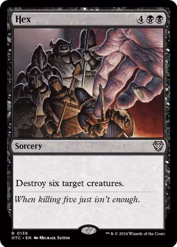 Hex (136), Commander: Outlaws of Thunder Junction — Magic card price