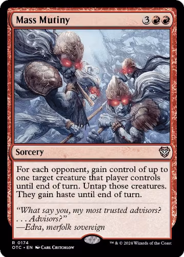 Mass Mutiny (174), Commander: Outlaws of Thunder Junction — Magic card price