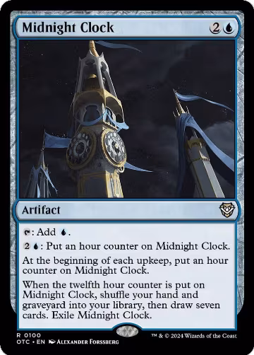 Midnight Clock (100), Commander: Outlaws of Thunder Junction — Magic card price