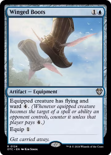 Winged Boots (124), Commander: Outlaws of Thunder Junction — Magic card price