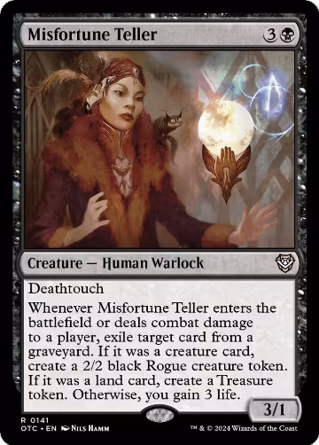 Misfortune Teller (141), Commander: Outlaws of Thunder Junction — Magic card price