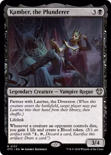 Kamber, the Plunderer (137), Commander: Outlaws of Thunder Junction — Magic card price