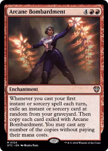 Arcane Bombardment (154), Commander: Outlaws of Thunder Junction — Magic card price