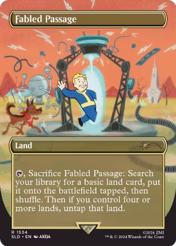 Fabled Passage (1534) (1534), Secret Lair Drop Series — Magic card price