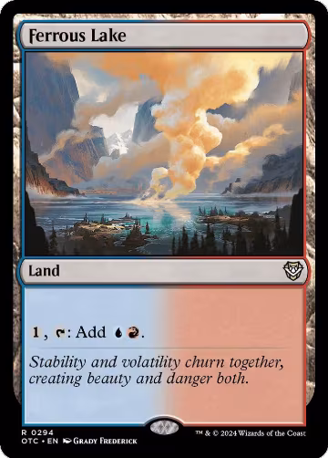 Ferrous Lake (294), Commander: Outlaws of Thunder Junction — Magic card price