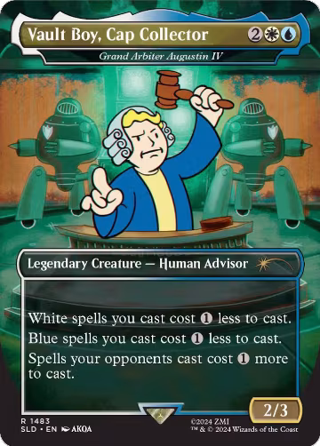 Vault Boy, Cap Collector - Grand Arbiter Augustin IV (1483), Secret Lair Drop Series — Magic card price