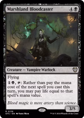 Marshland Bloodcaster (139), Commander: Outlaws of Thunder Junction — Magic card price