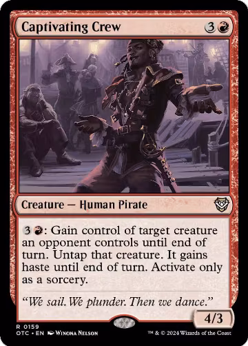 Captivating Crew (159), Commander: Outlaws of Thunder Junction — Magic card price