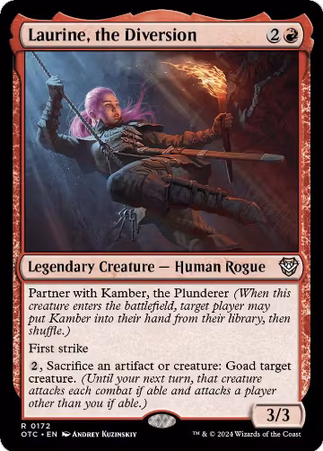 Laurine, the Diversion (172), Commander: Outlaws of Thunder Junction — Magic card price