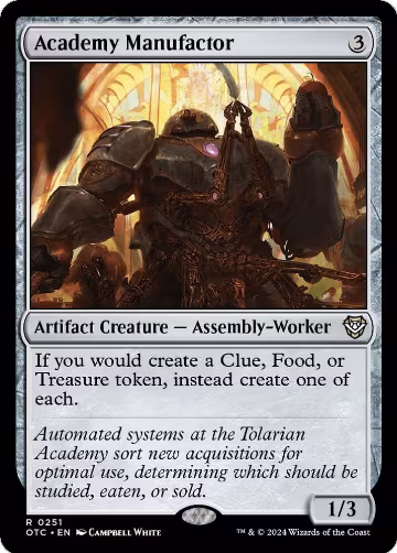 Academy Manufactor (251), Commander: Outlaws of Thunder Junction — Magic card price