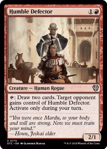 Humble Defector (170), Commander: Outlaws of Thunder Junction — Magic card price