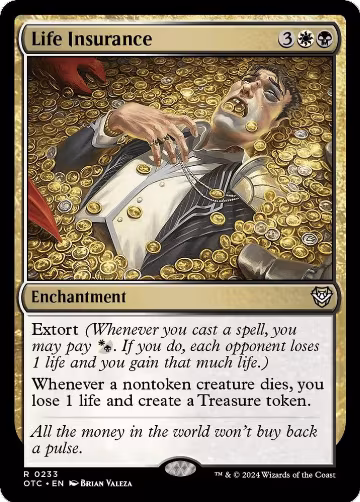 Life Insurance (233), Commander: Outlaws of Thunder Junction — Magic card price