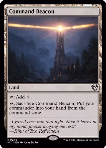 Command Beacon (279), Commander: Outlaws of Thunder Junction — Magic card price