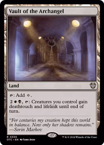 Vault of the Archangel (339), Commander: Outlaws of Thunder Junction — Magic card price